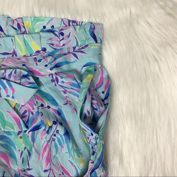 New Lilly Pulitzer Kaylene Swim Shady shorts - Picture 8 of 11
